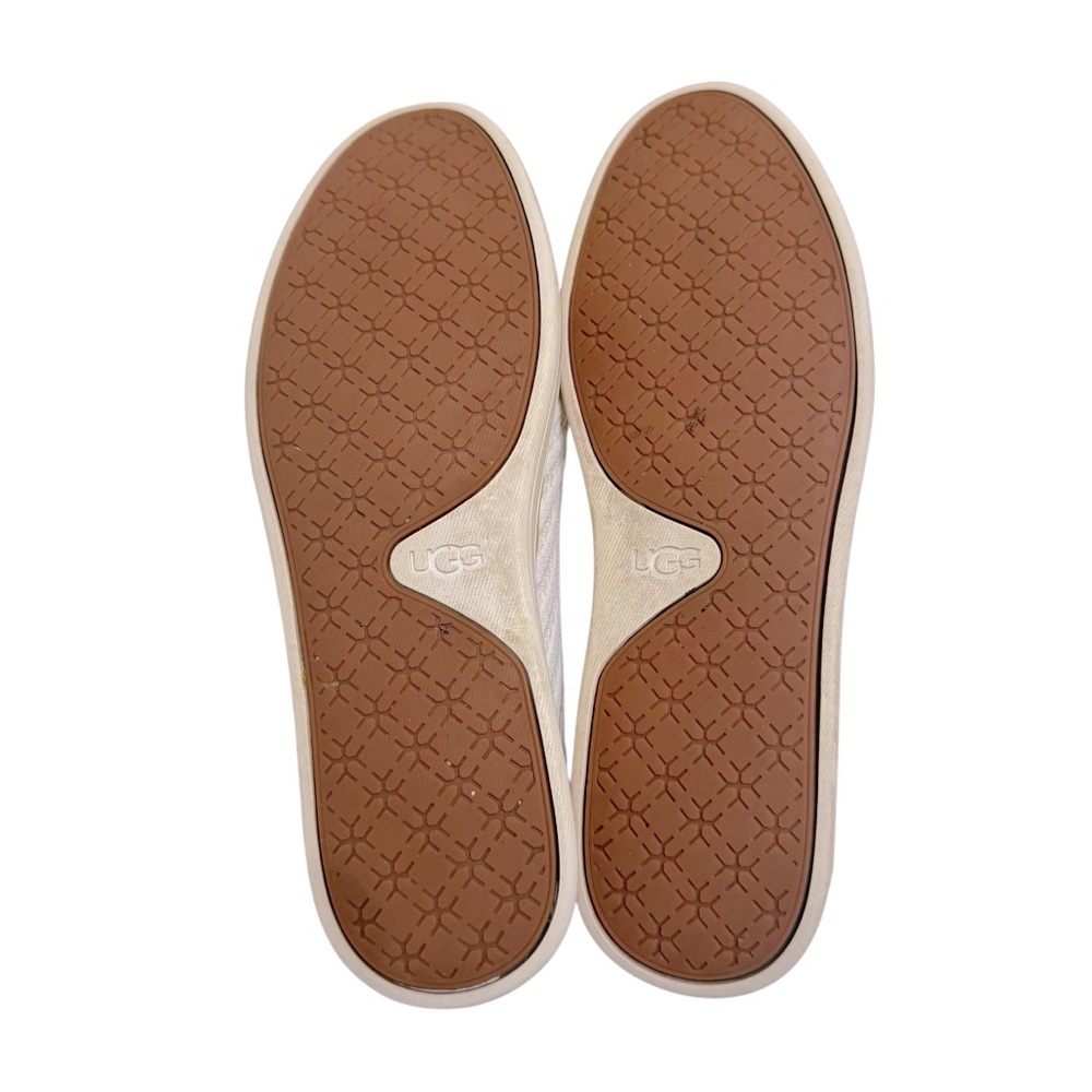 UGG Sammy Sneaker White Chevron Sz‎ 8.5 - Picture 9 of 10